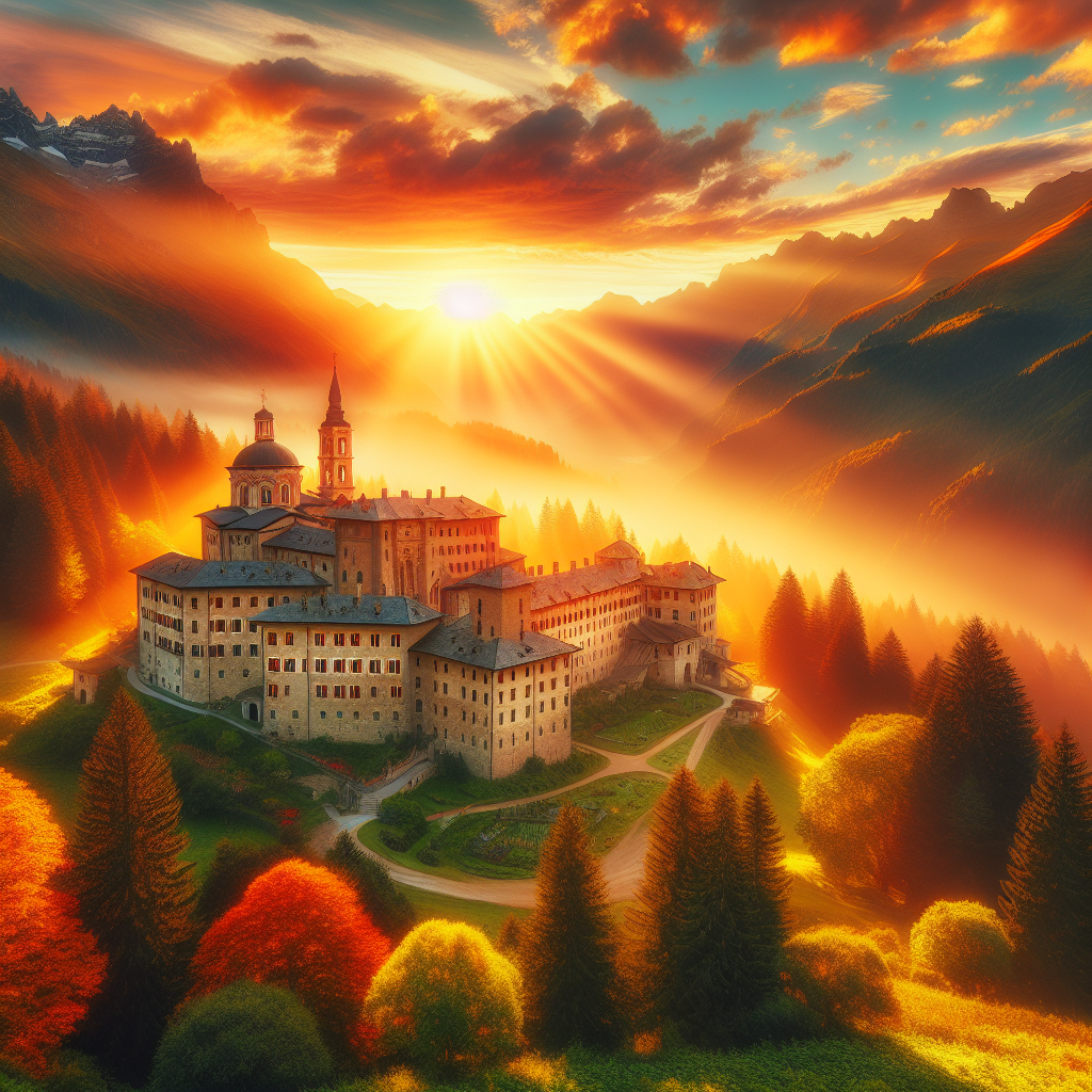 Stay in a monastery for a week