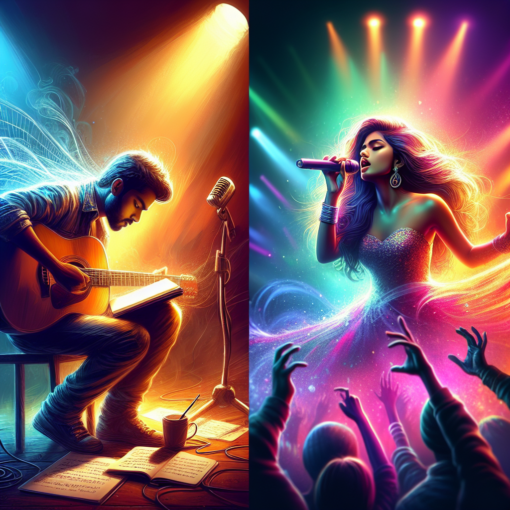 Write a song and perform it publicly