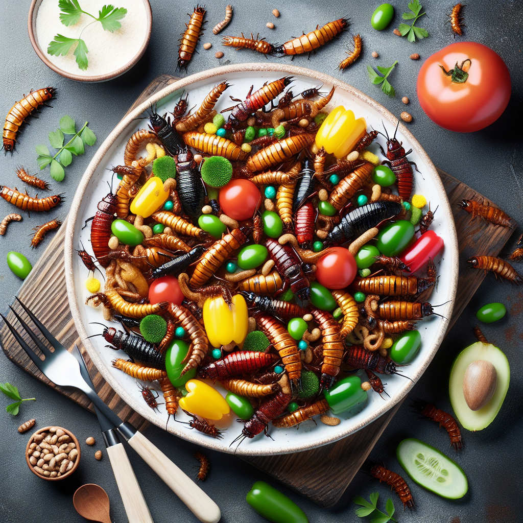 Eat a meal made entirely of insects