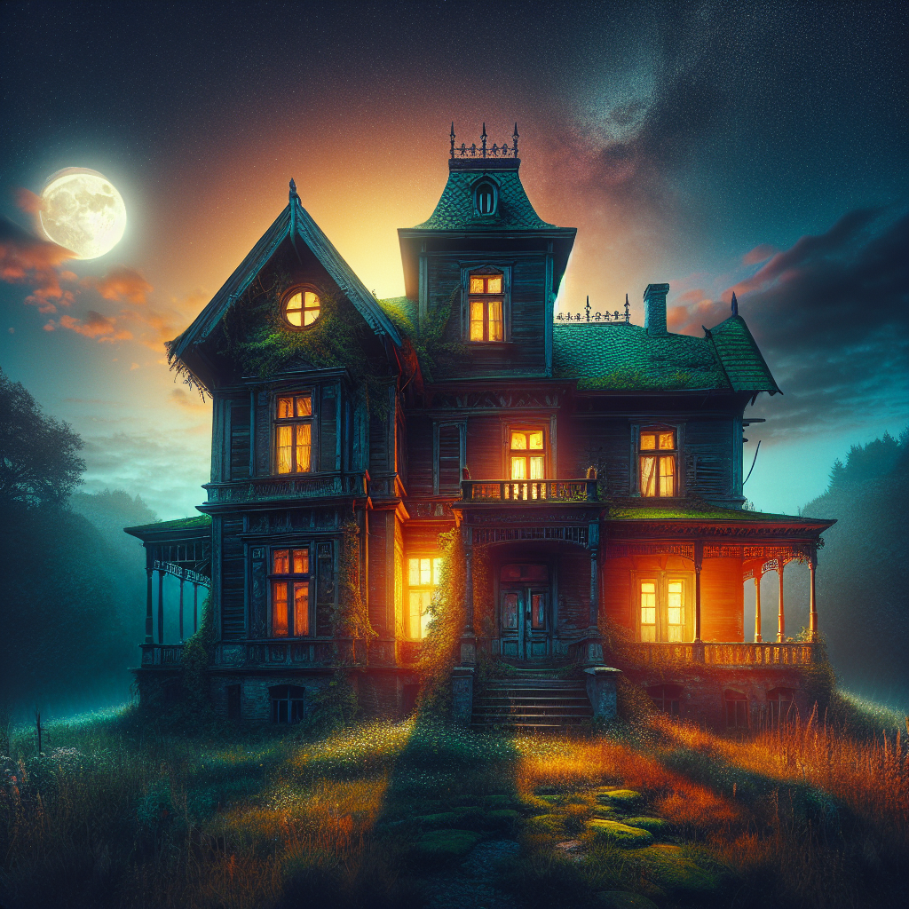 Sleep in a haunted house overnight