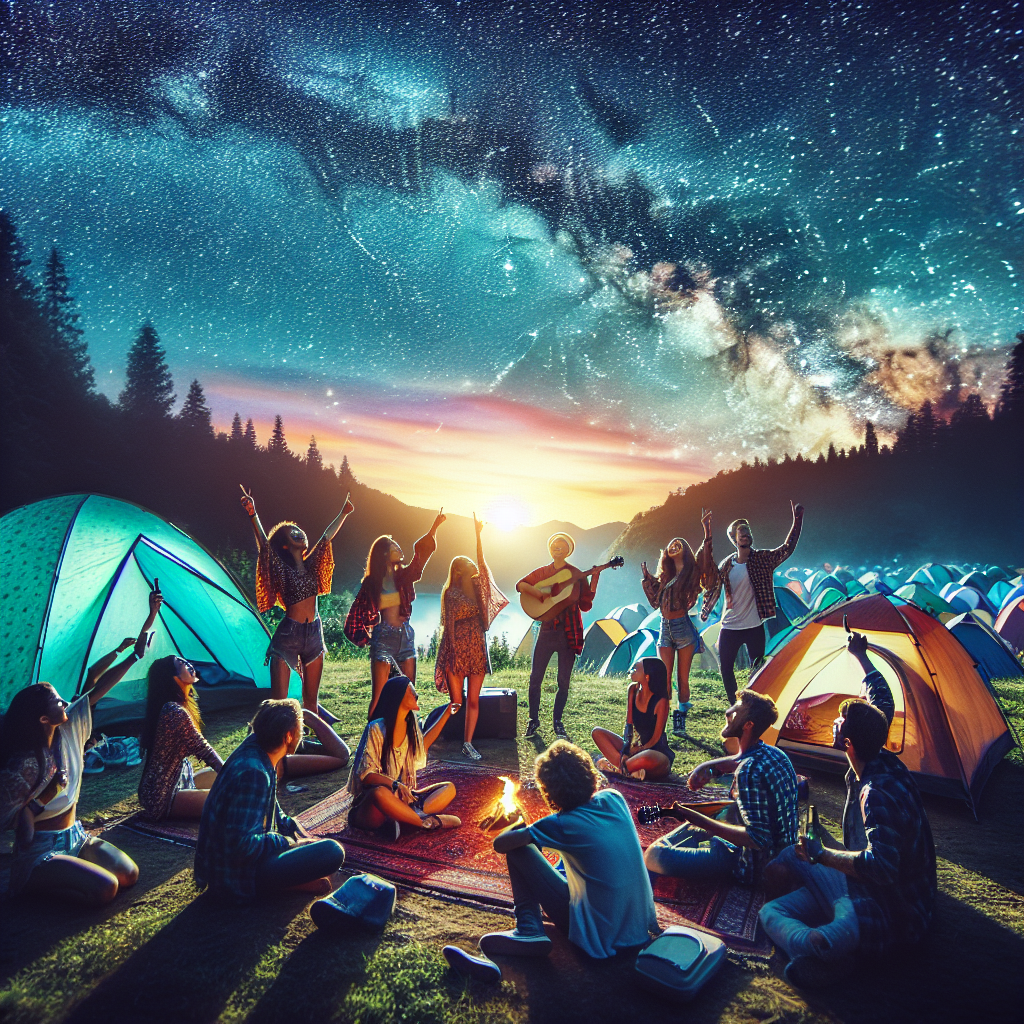 Attend an outdoor music festival