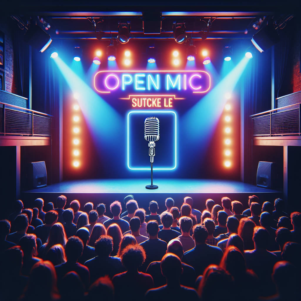 Go to a comedy club open mic night