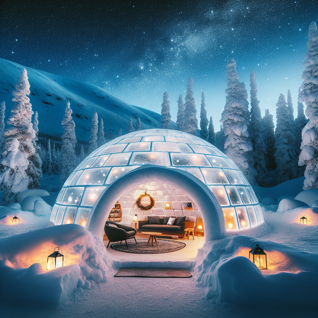 Stay in an igloo hotel
