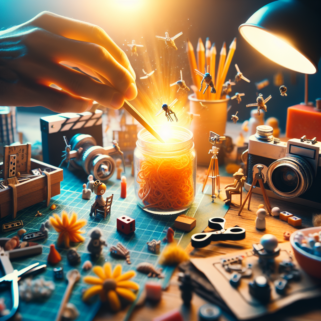 Create a stop-motion animation film