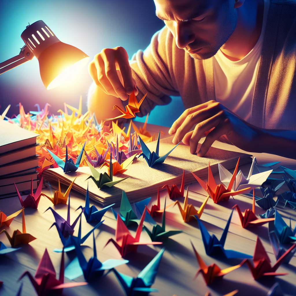 Learn origami and make 100 paper cranes