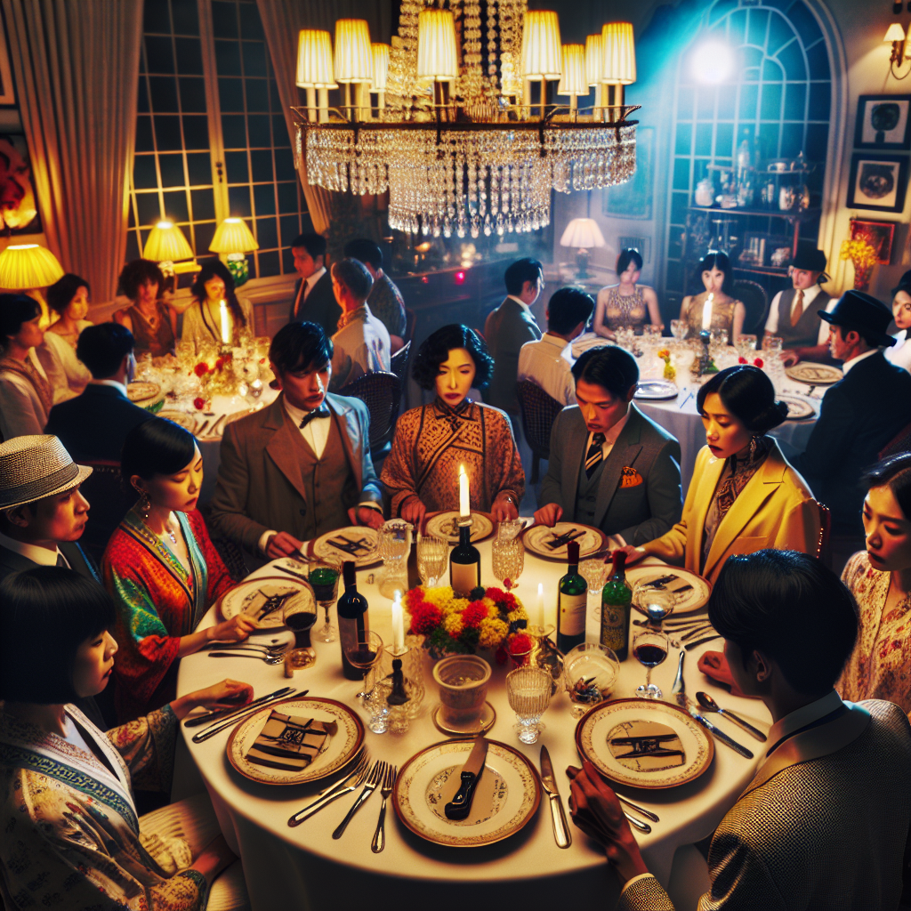 Host a murder mystery dinner party