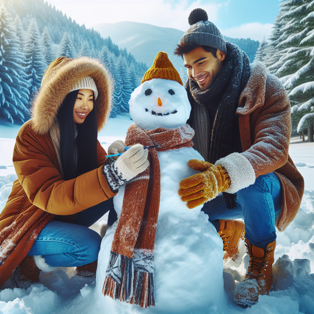 Build the ultimate snowman