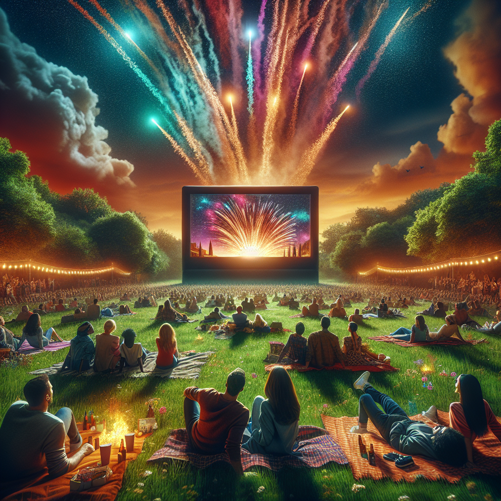 Have an outdoor summer movie marathon
