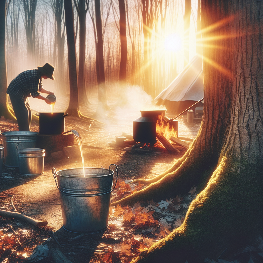 Make maple syrup from scratch