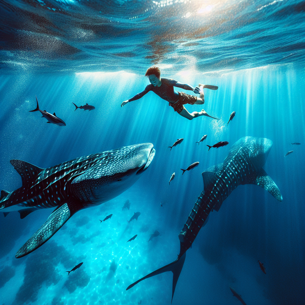 Swim with whale sharks