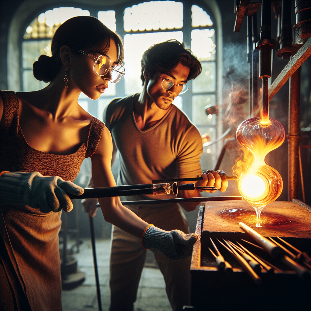 Learn glassblowing and create art