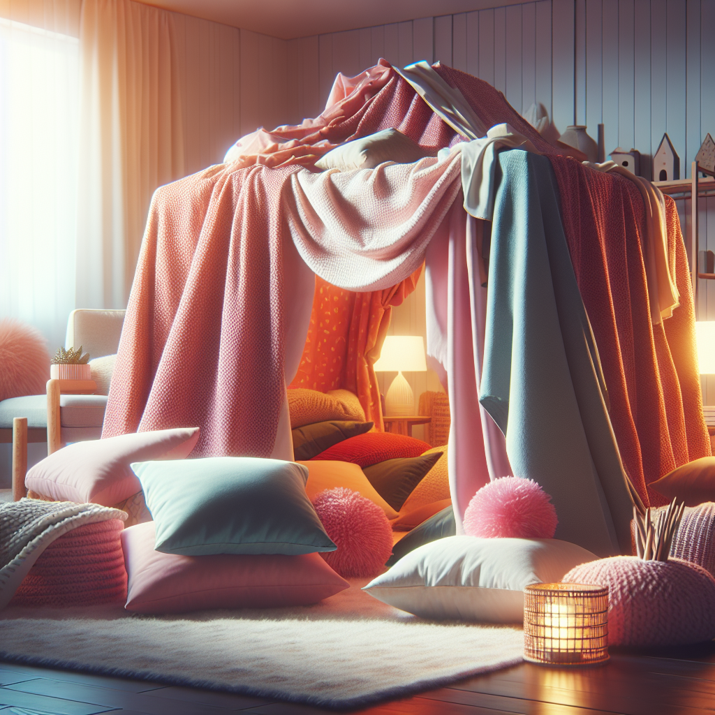 Build a blanket fort in your living room