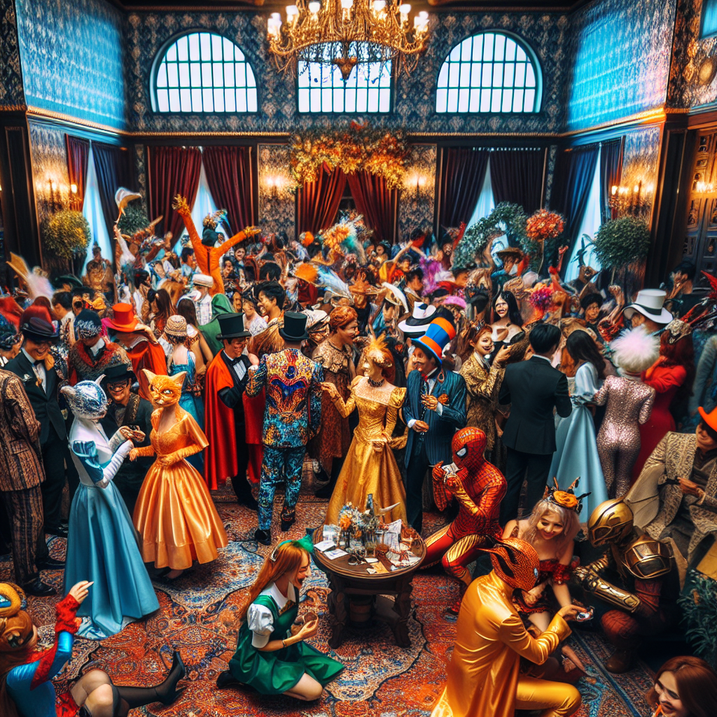 Organize a themed costume party