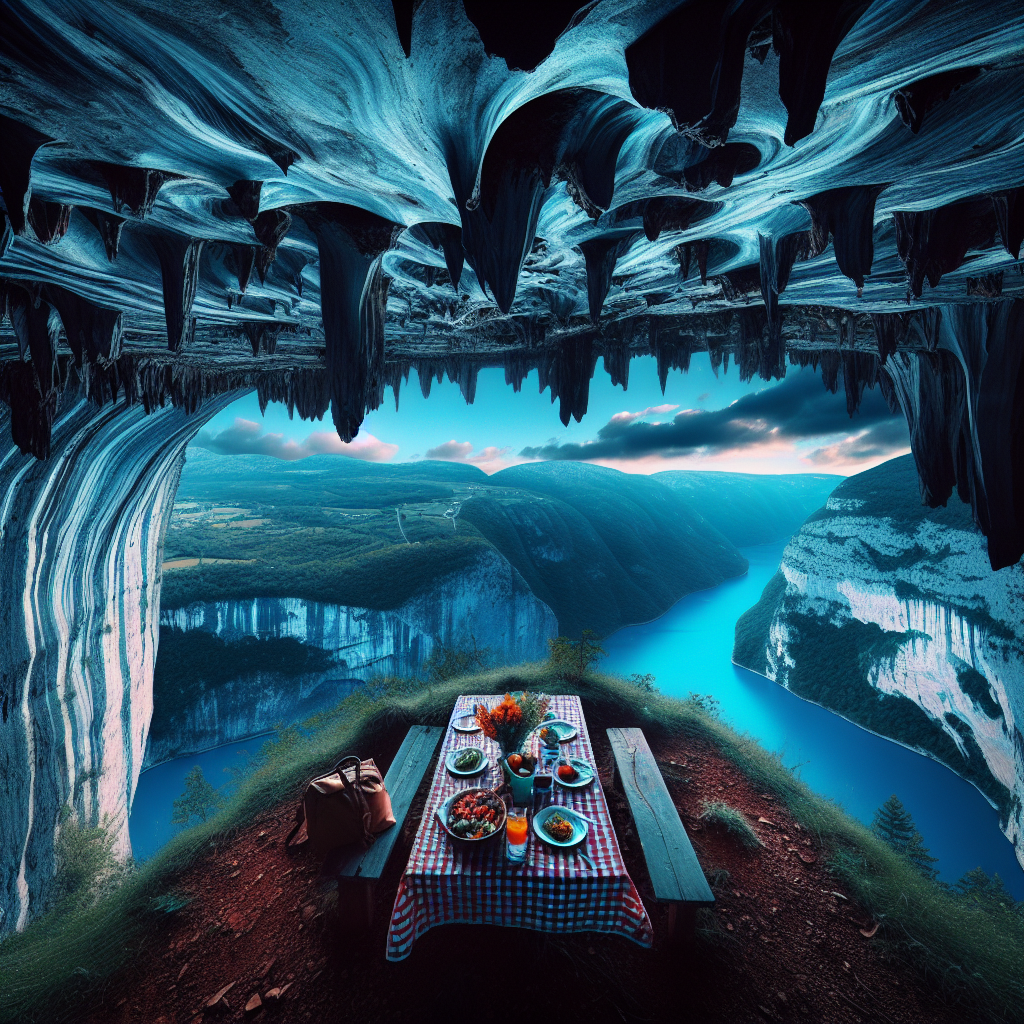 Have a picnic in an unusual location
