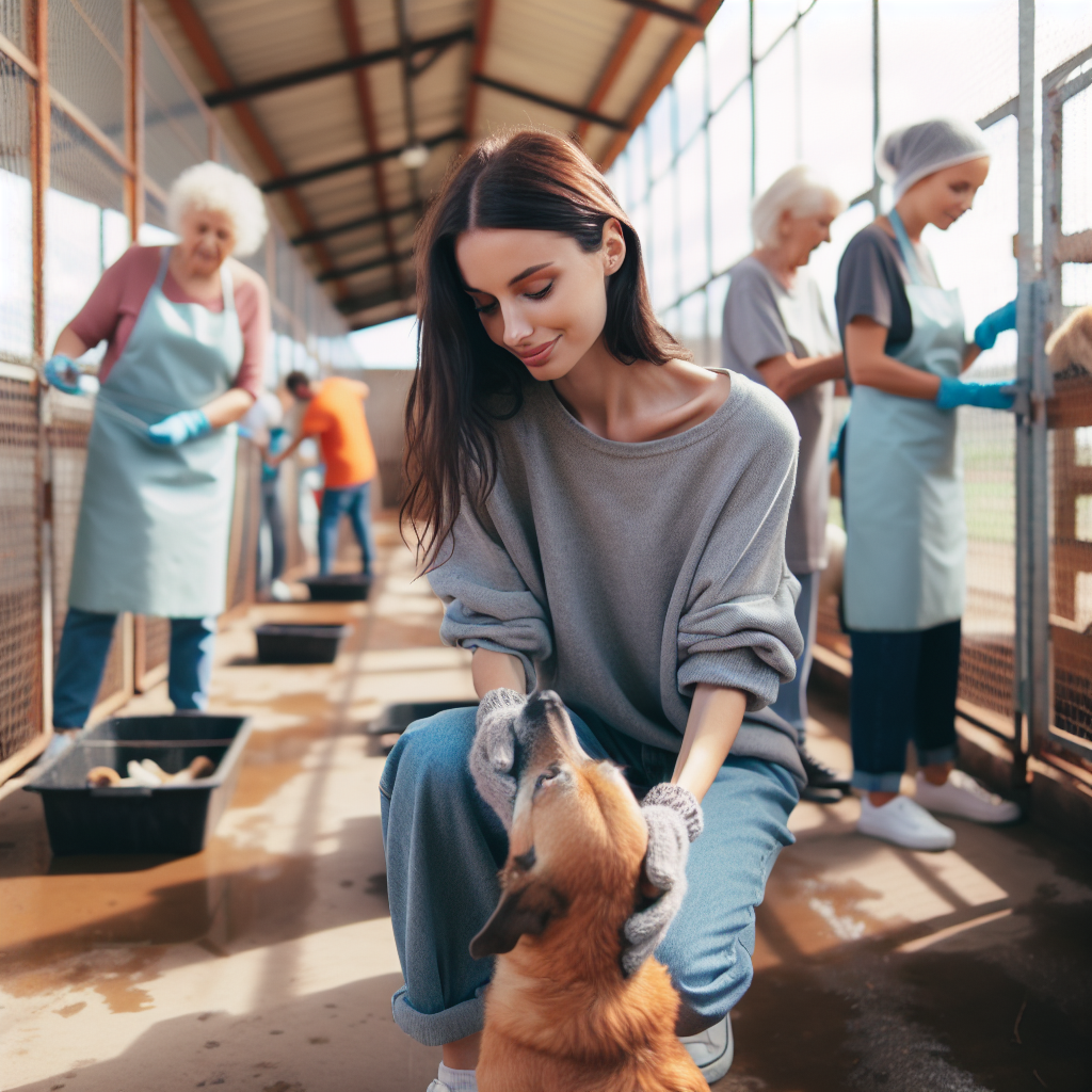 Volunteer at a local animal shelter