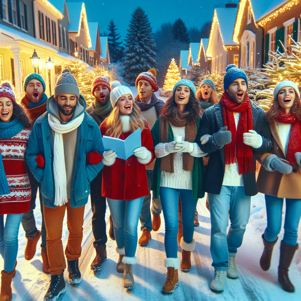Go Christmas caroling in your neighborhood