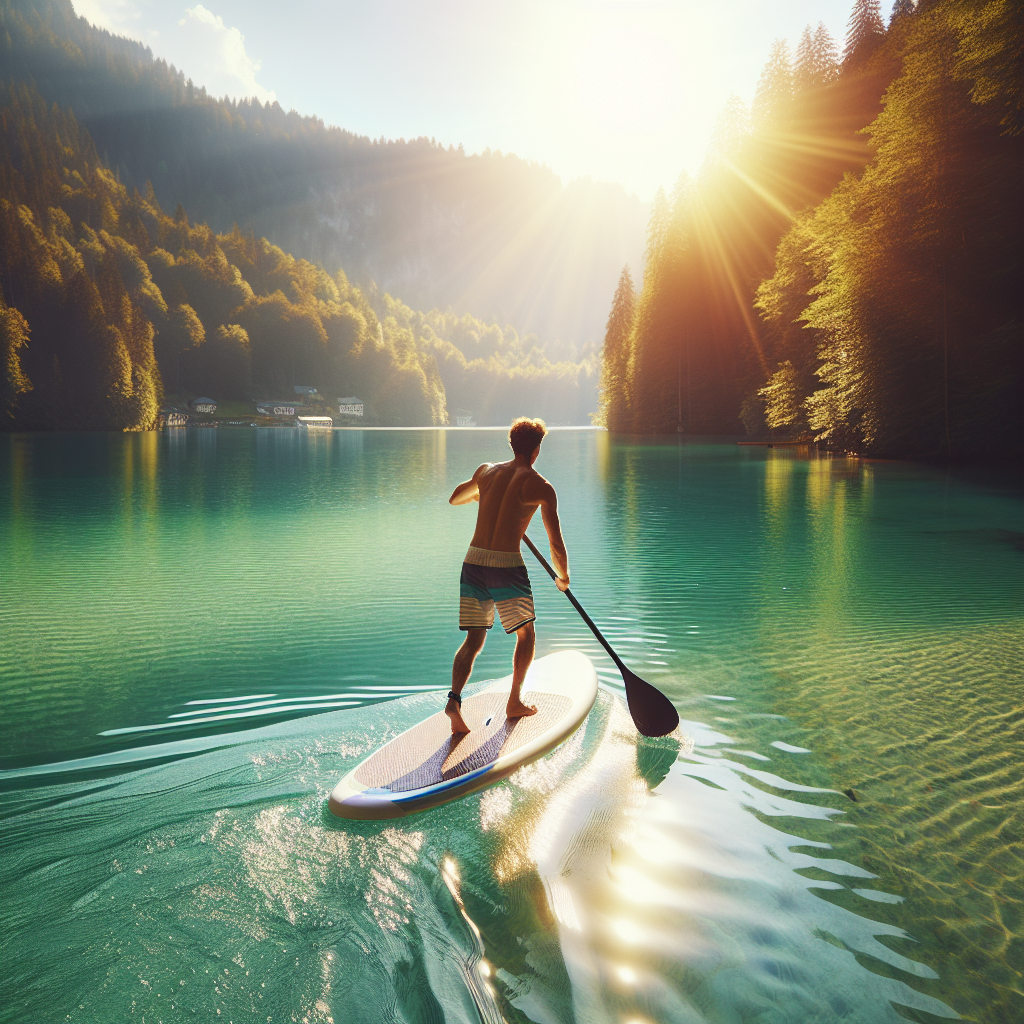 Try stand-up paddleboarding