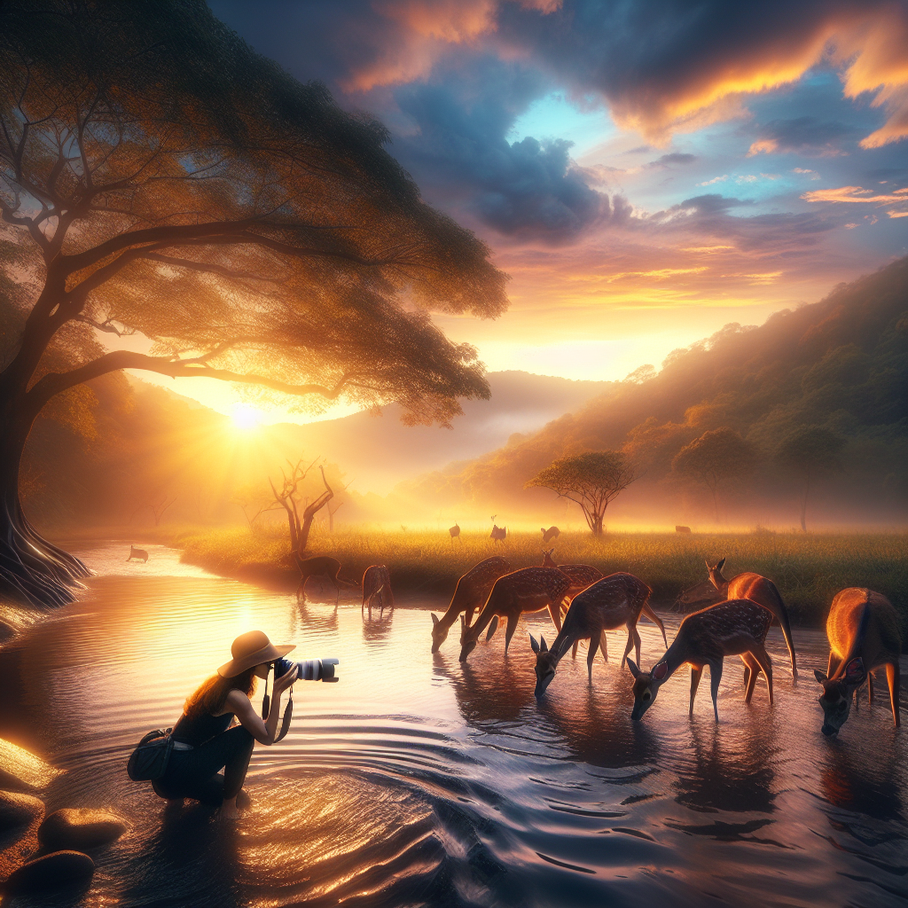 Photograph wildlife in nature