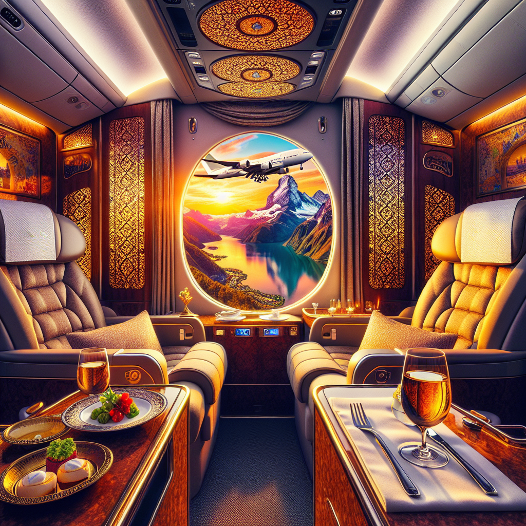 Fly first class internationally