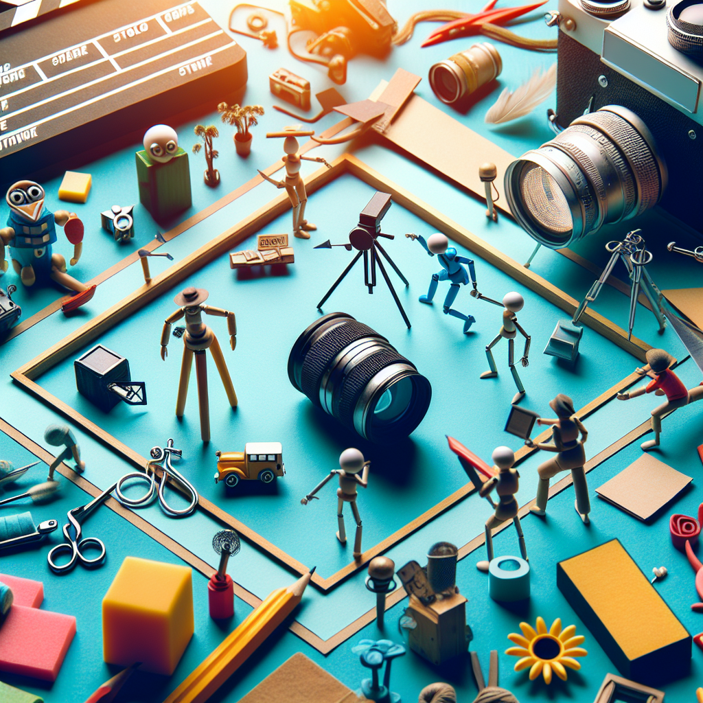 Create a stop-motion animation video