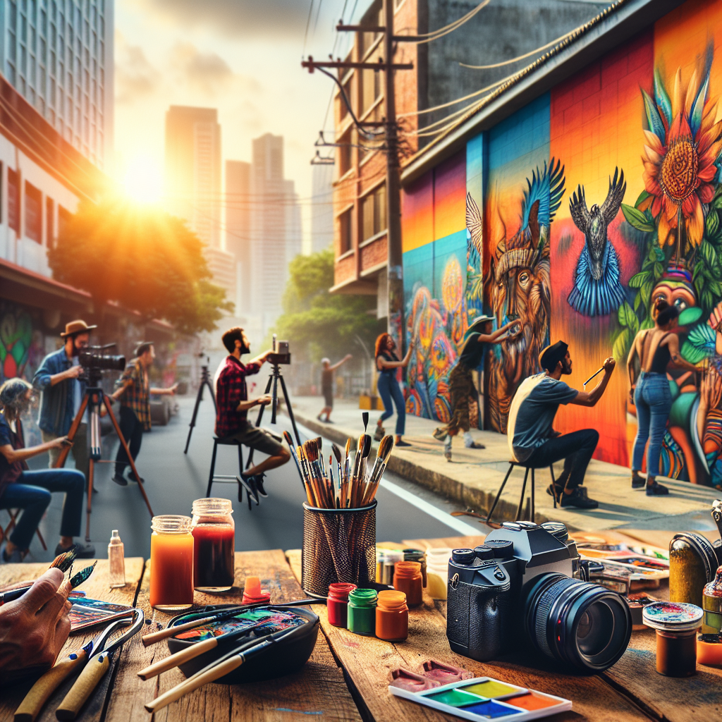Make a documentary about local street artists