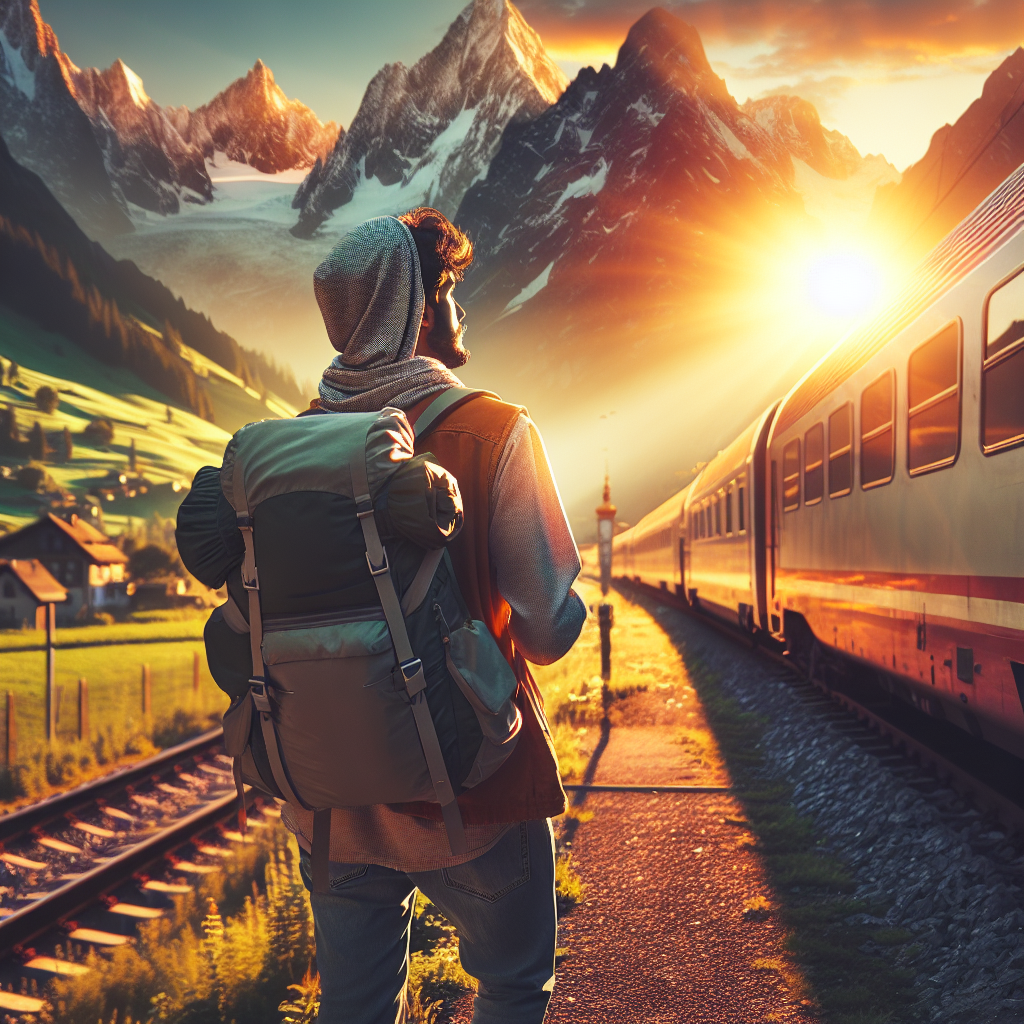 Backpack across Europe using only trains
