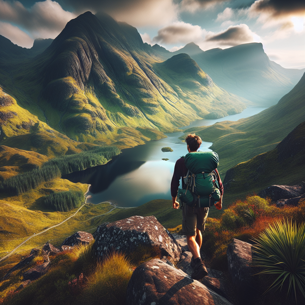 Backpack through the Scottish Highlands