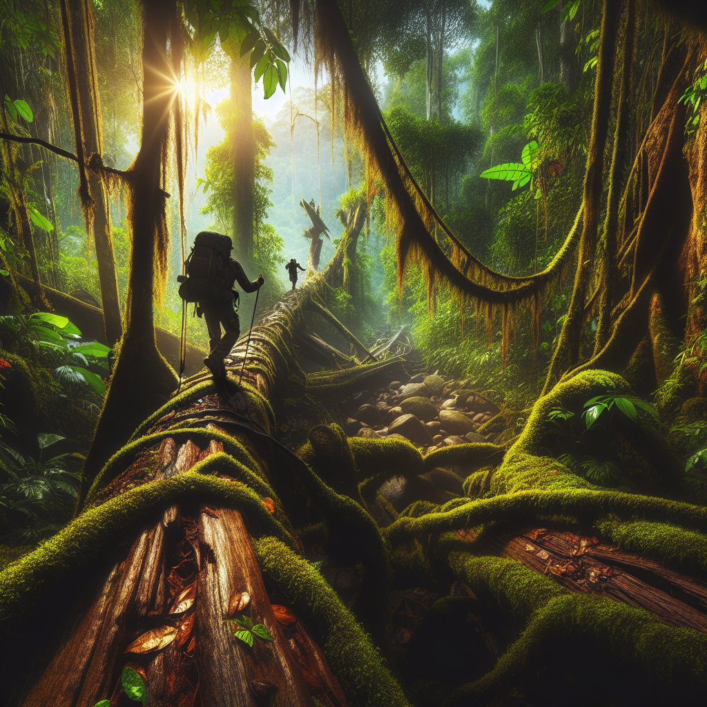 Trek through the Amazon rainforest