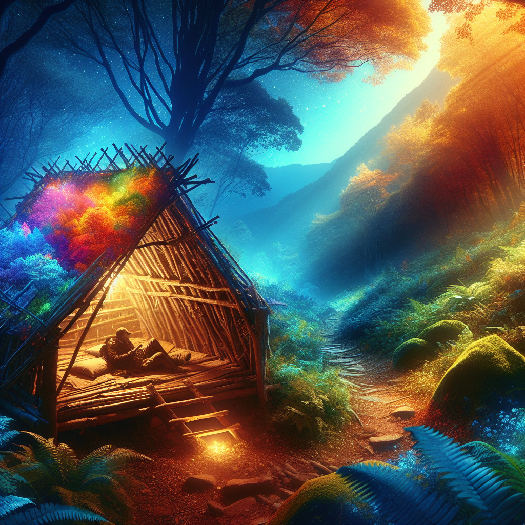 Build and sleep in your own shelter