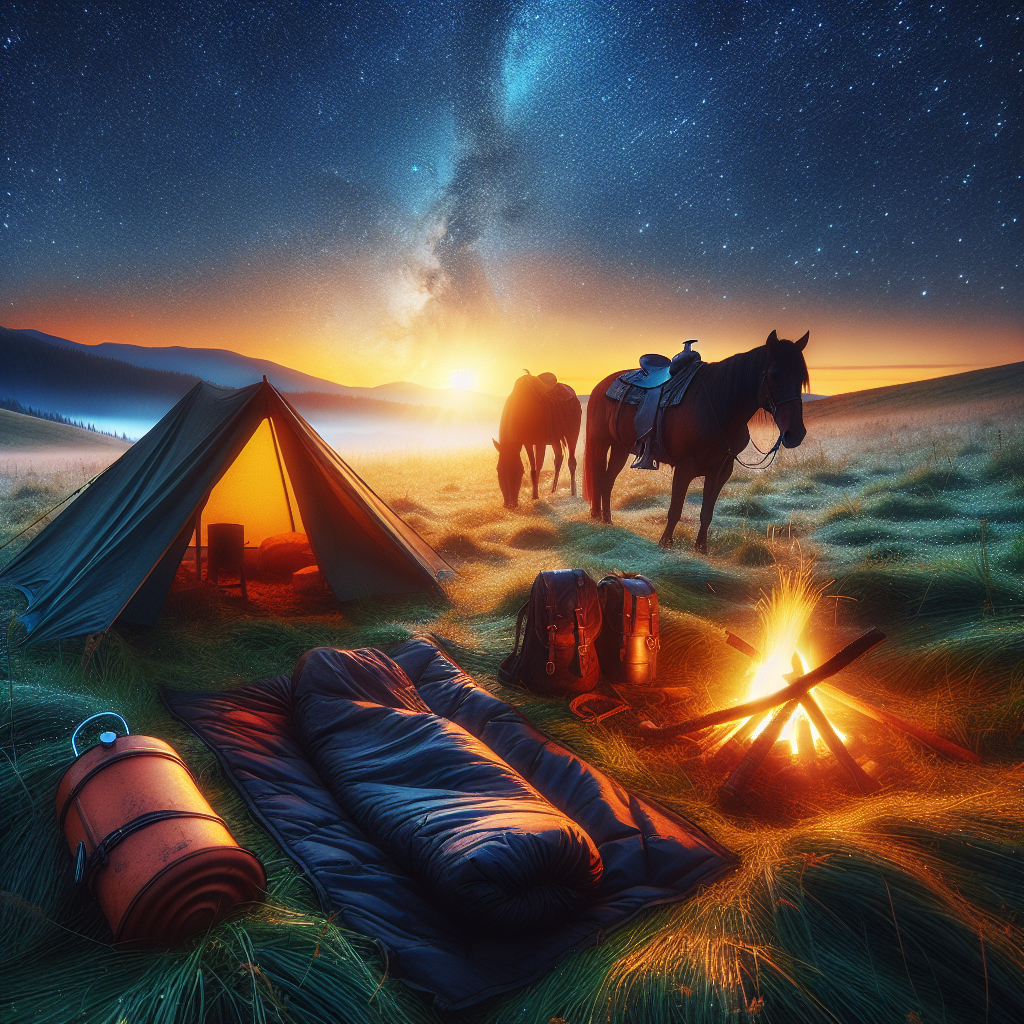 Try cowboy camping with no tent