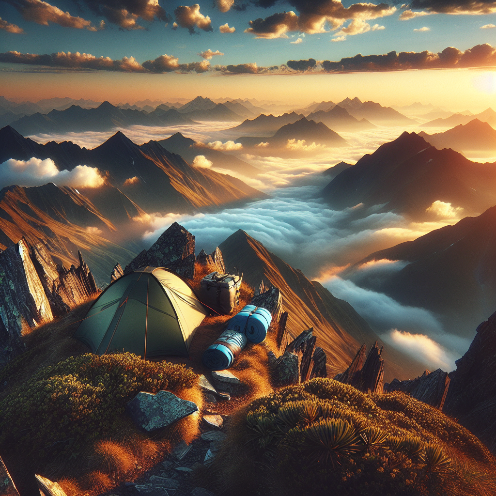 Camp at the highest elevation possible