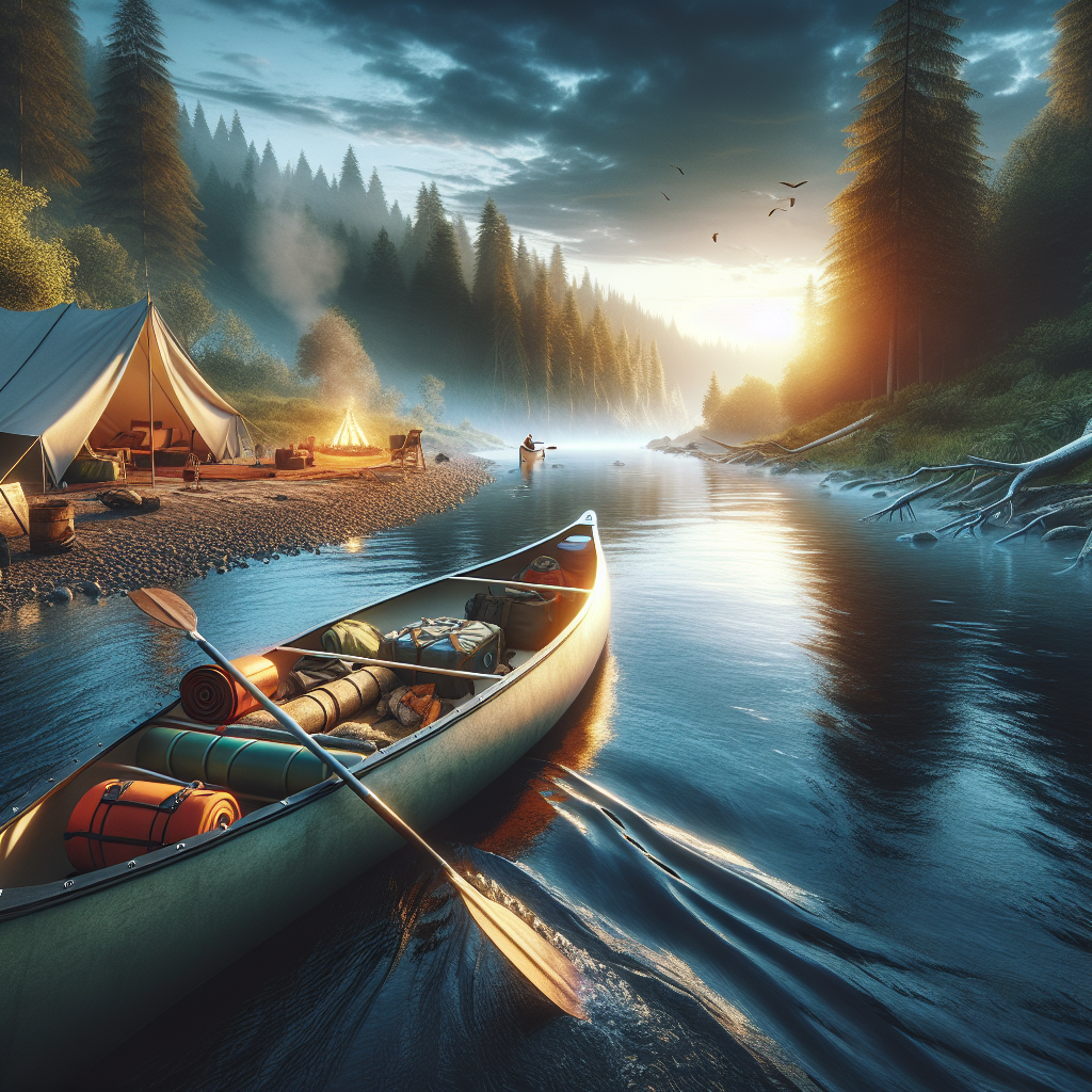Try canoe camping down a river