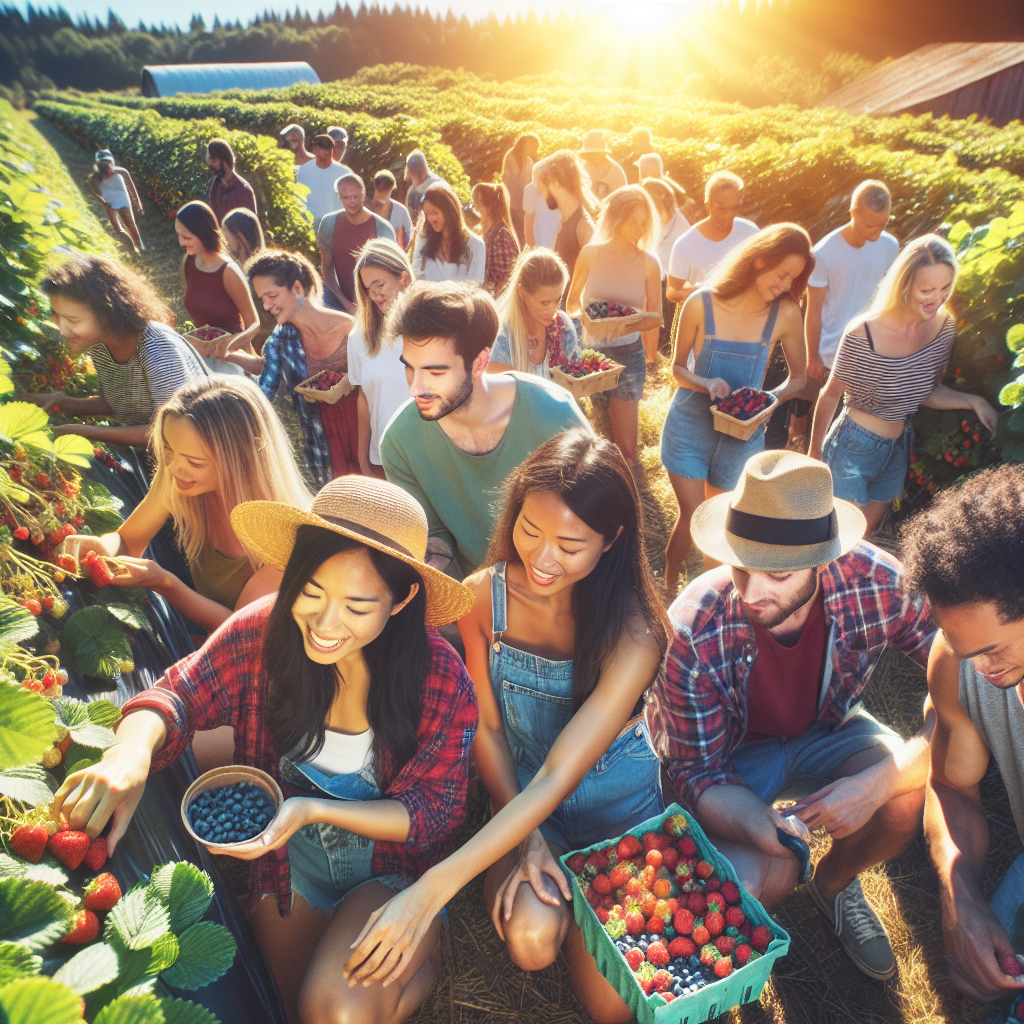 Go berry picking at a local farm
