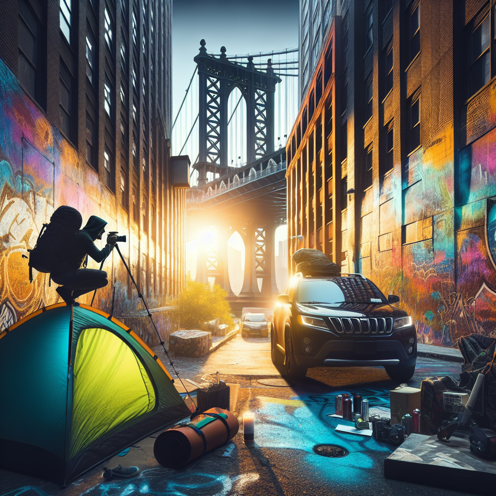Try stealth camping in urban environments