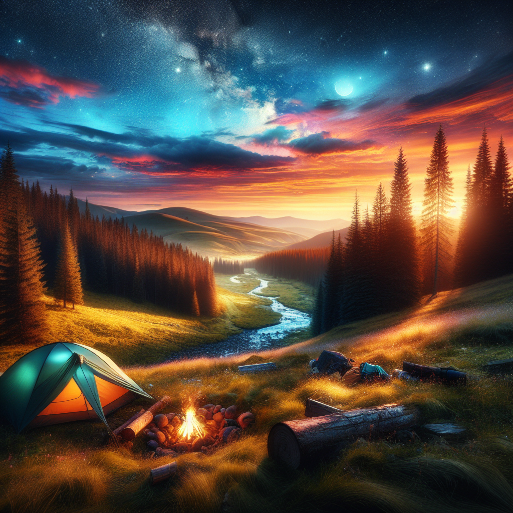 Camp where you can hear wolves howling