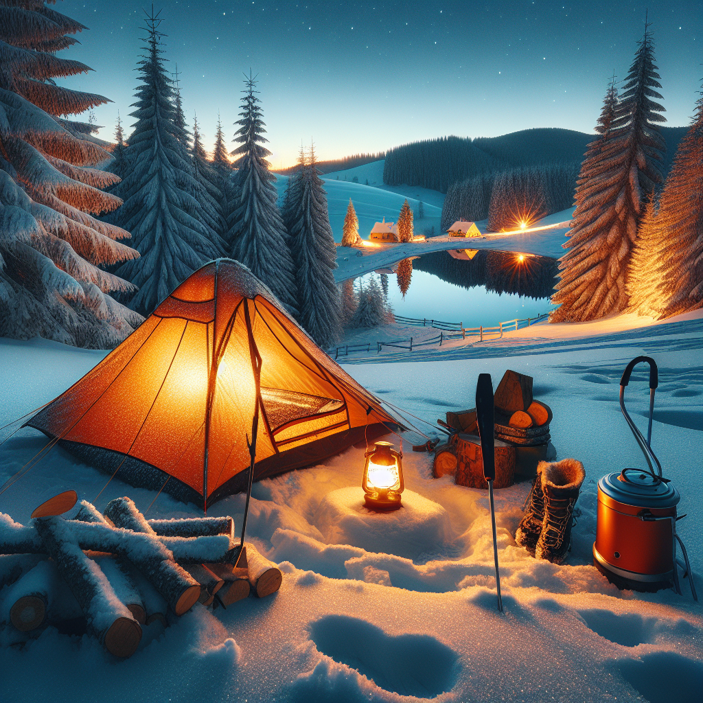 Try hot tent camping in winter