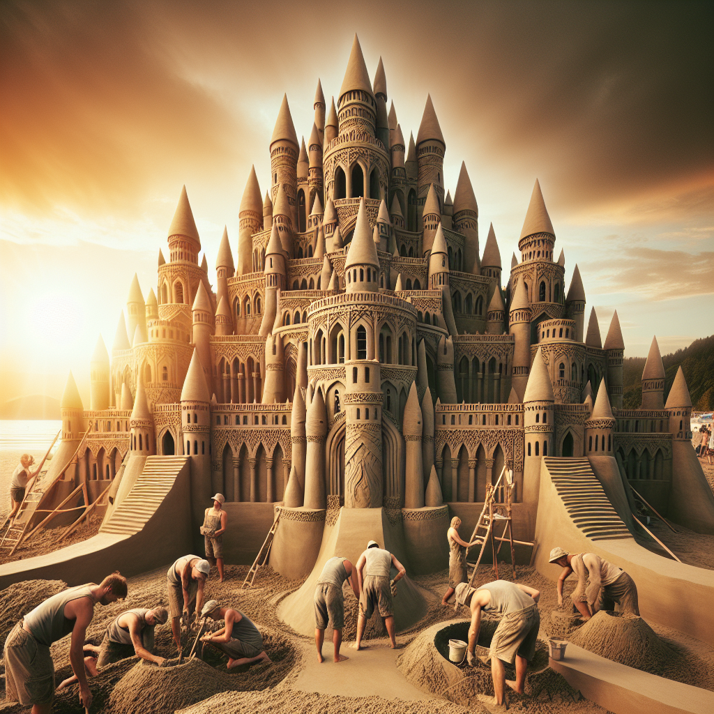 Build the ultimate sandcastle