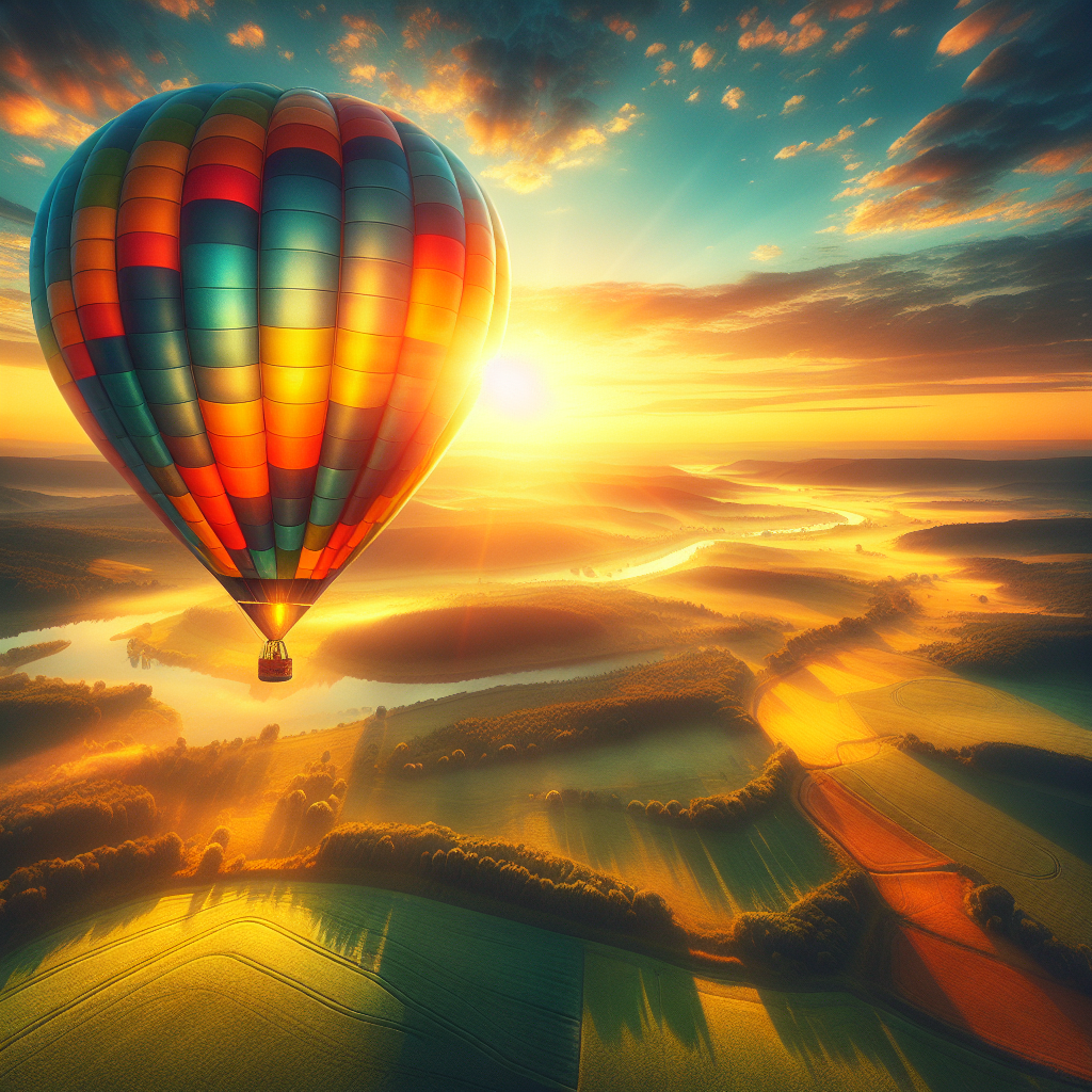 Take a sunrise hot air balloon ride