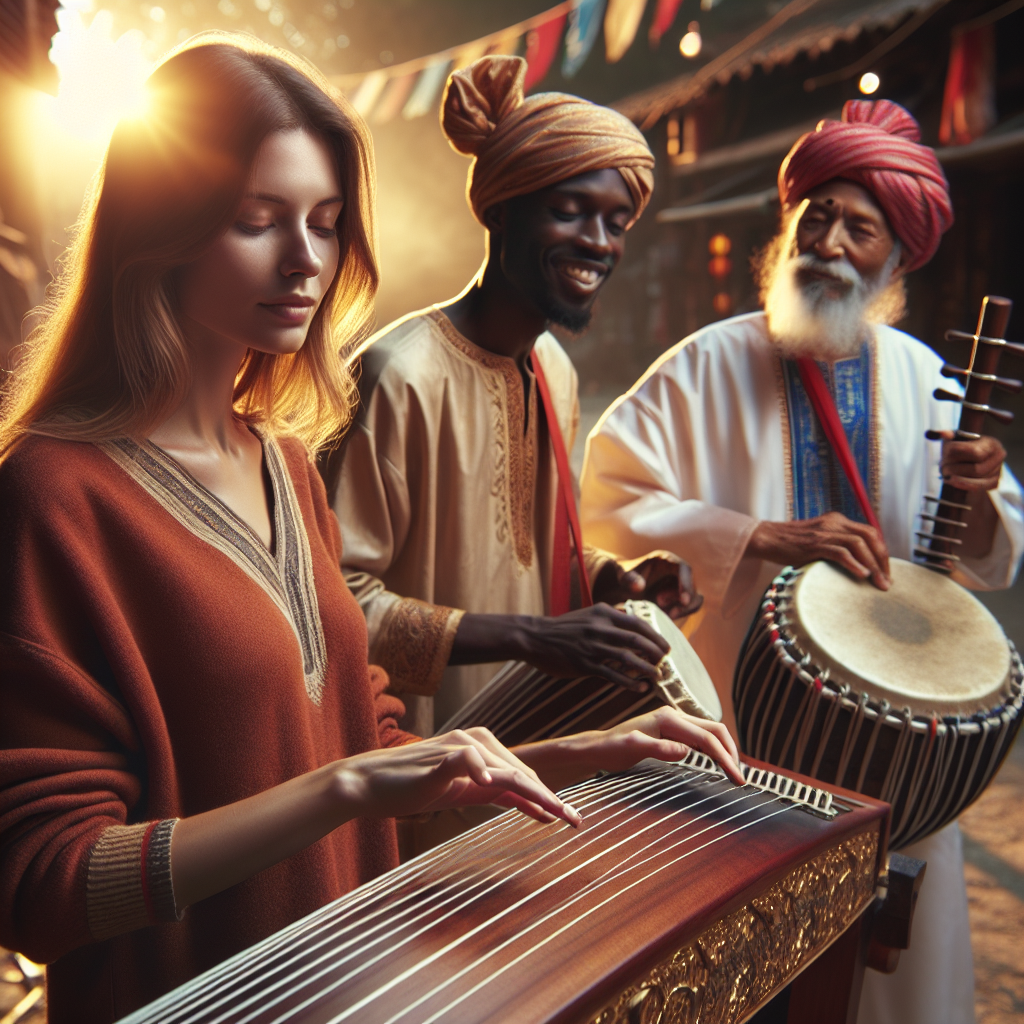 Learn traditional music instruments from 3 cultures