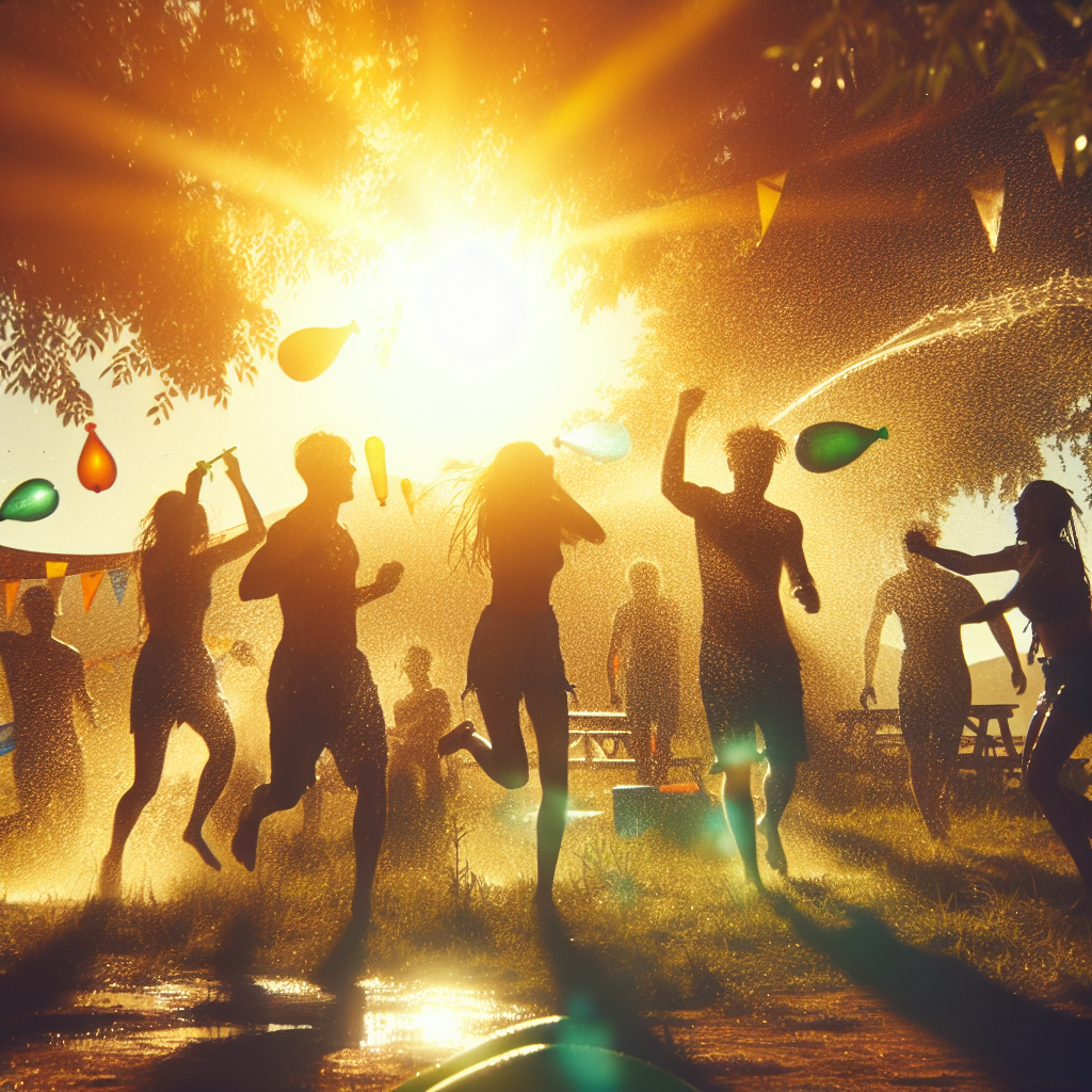 Have a water balloon fight