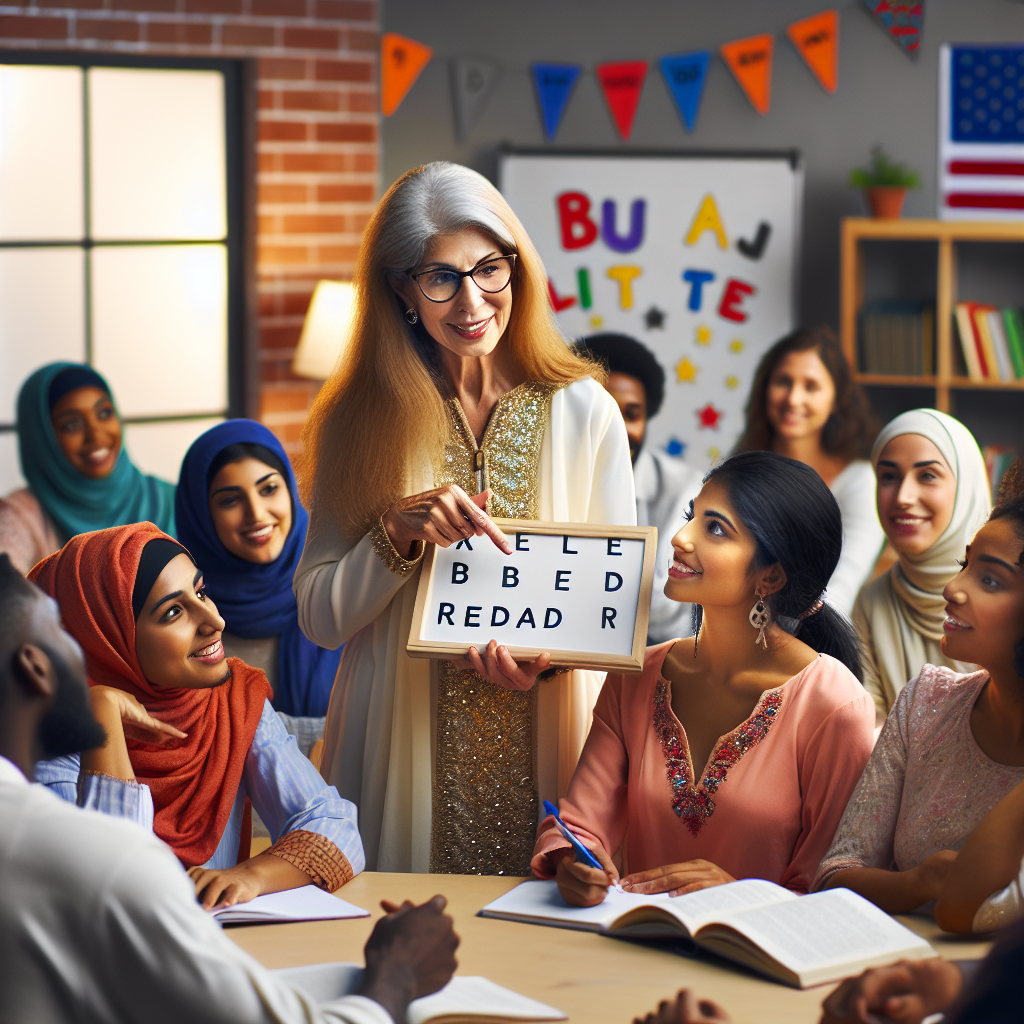 Teach literacy to adults who can't read