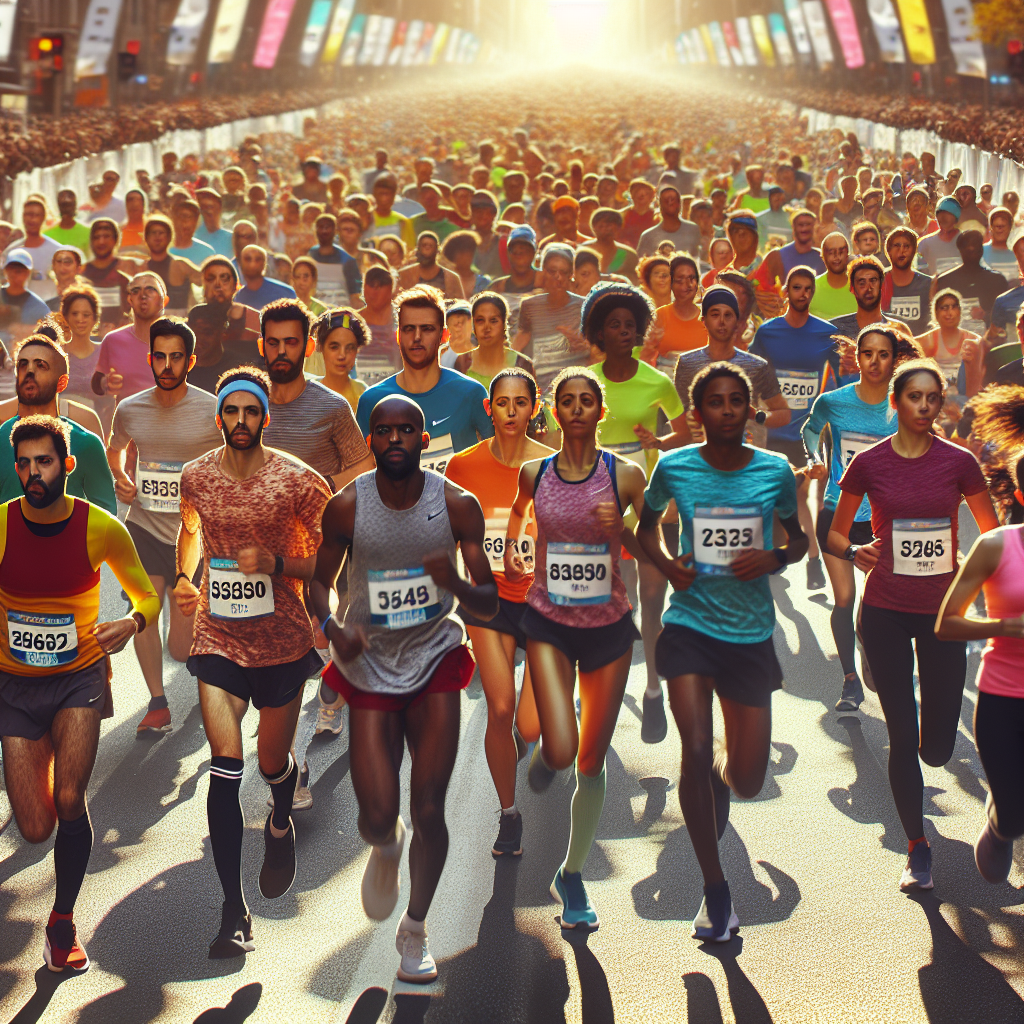 Raise funds by running a marathon for charity