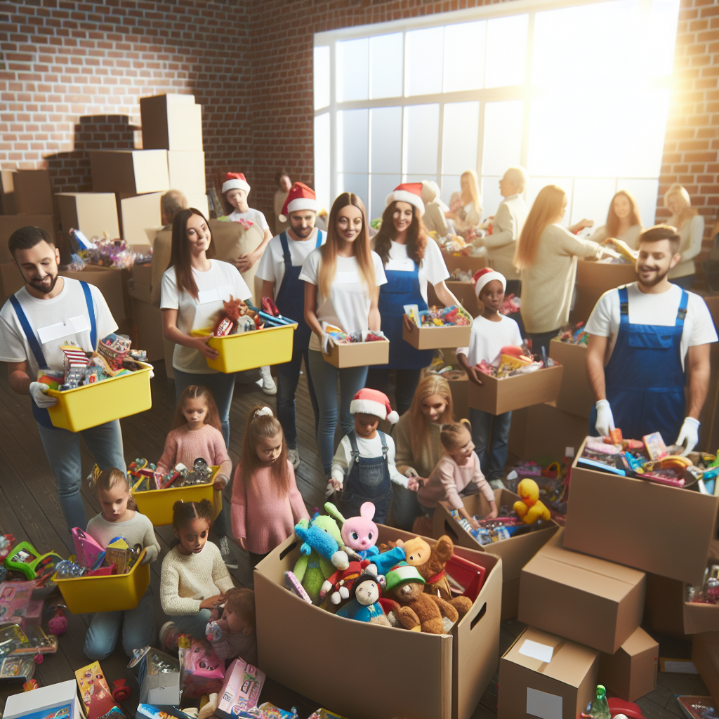 Organize a toy drive for underprivileged children
