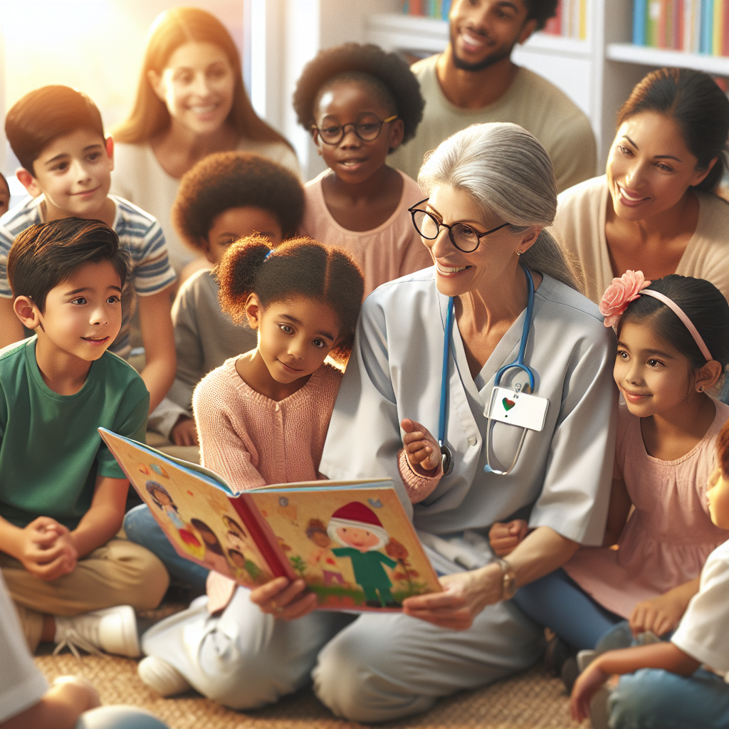 Volunteer to read to children in hospitals