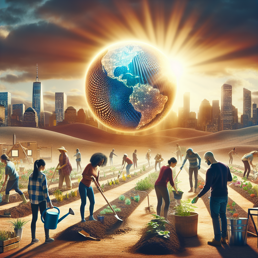 Start a community garden in a food desert