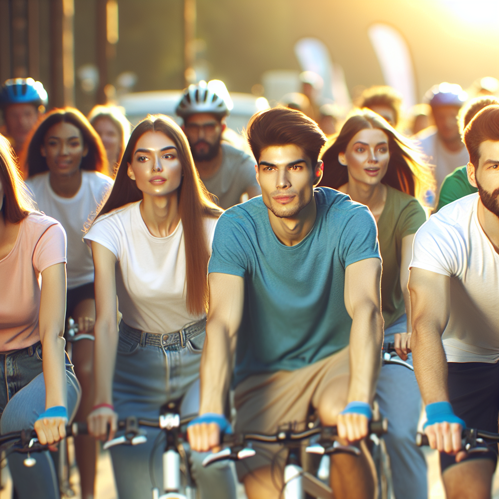 Participate in a charity bike ride or walk
