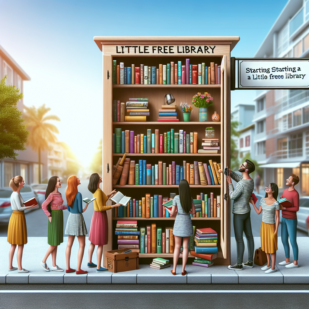 Start a little free library in your neighborhood