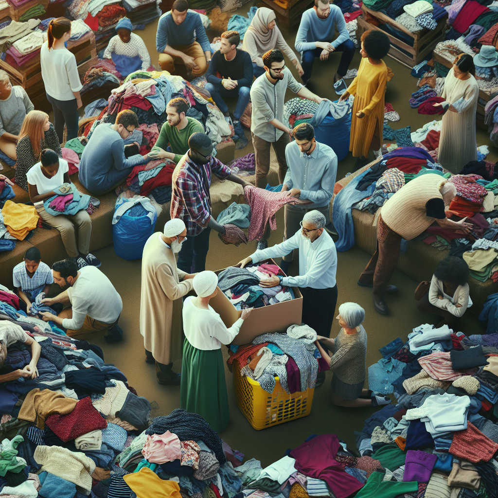 Donate unused clothing to those in need