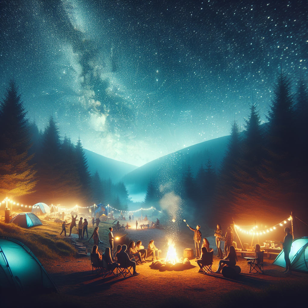 Go camping under the stars