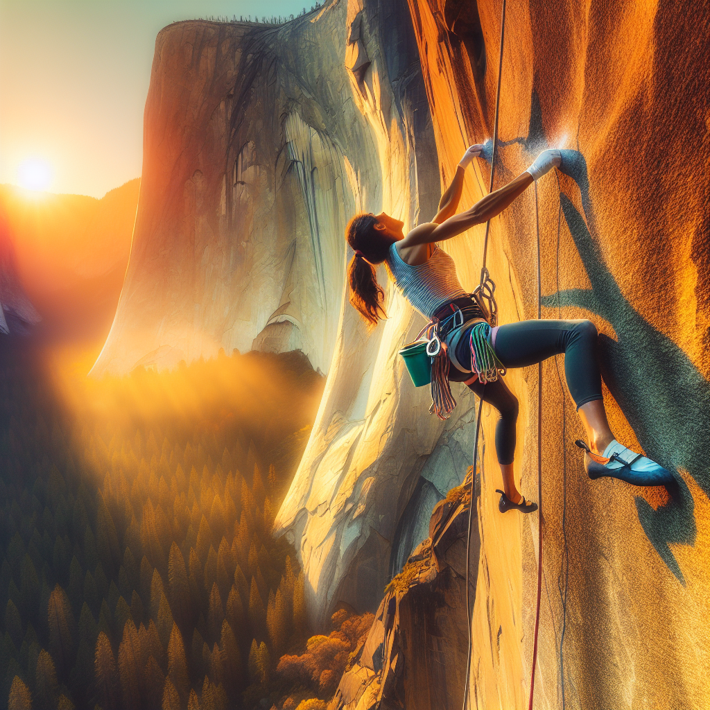 Free climb El Capitan in Yosemite